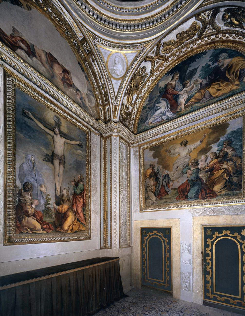 La cappella del crocifisso - Palazzo Barberini, dettaglio3, Rome